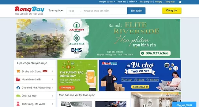 Các trang web bán hàng online